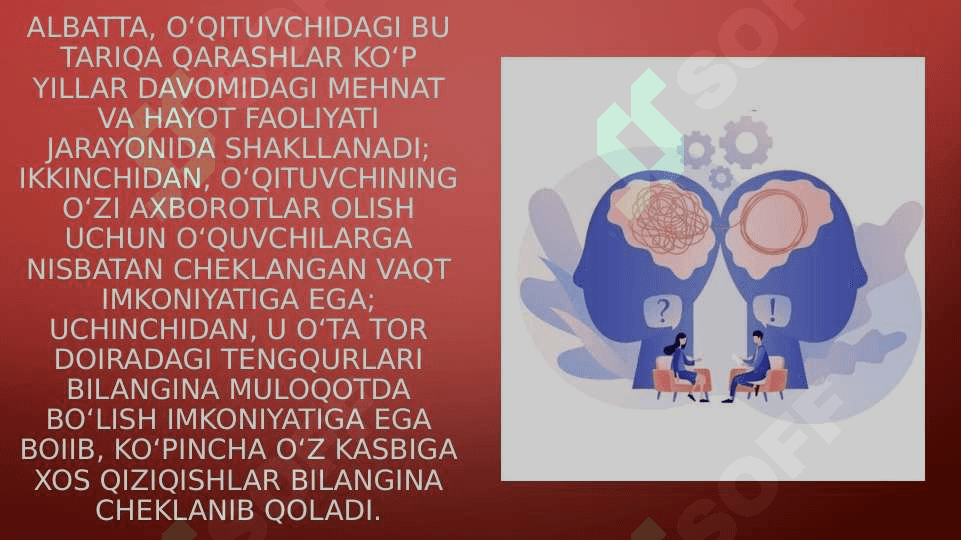 Pedagog faoliyatida psixolgiyaning o'rni va shaxs ruhiyati 4