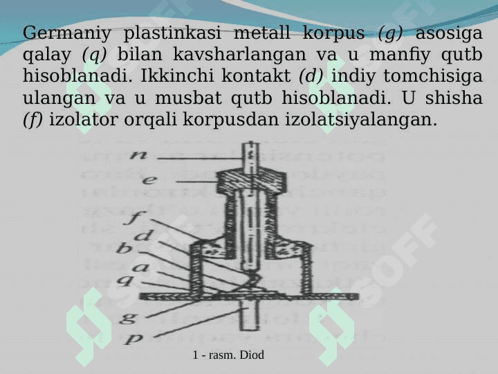 TO‘G‘RILOVCHI DIODLAR 3