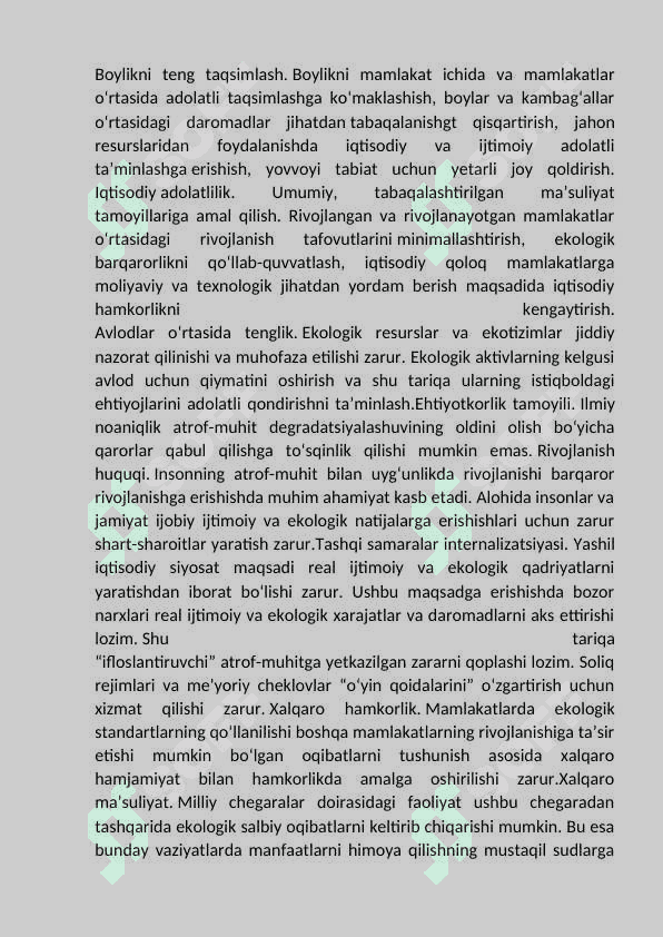 “Yashil iqtisodiyot”ning axborot  resurslari. 6