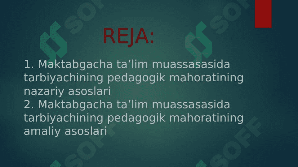 Pedagogik mahorat 2