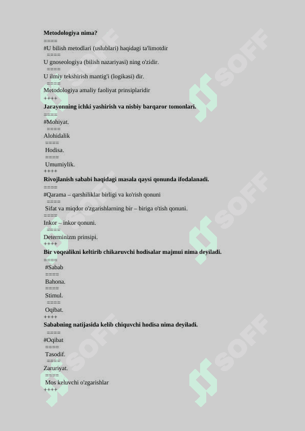 Falsafa fani 5