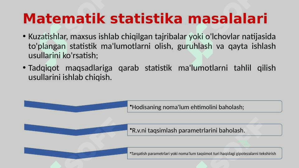 Matematik statistikaning asosiy tushunchalari 4