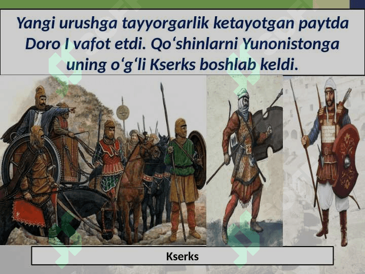 Yunon fors urushlari taqdimot 5