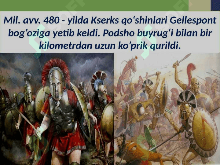 Yunon fors urushlari taqdimot 7
