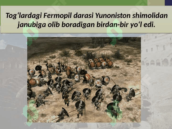 Yunon fors urushlari taqdimot 8