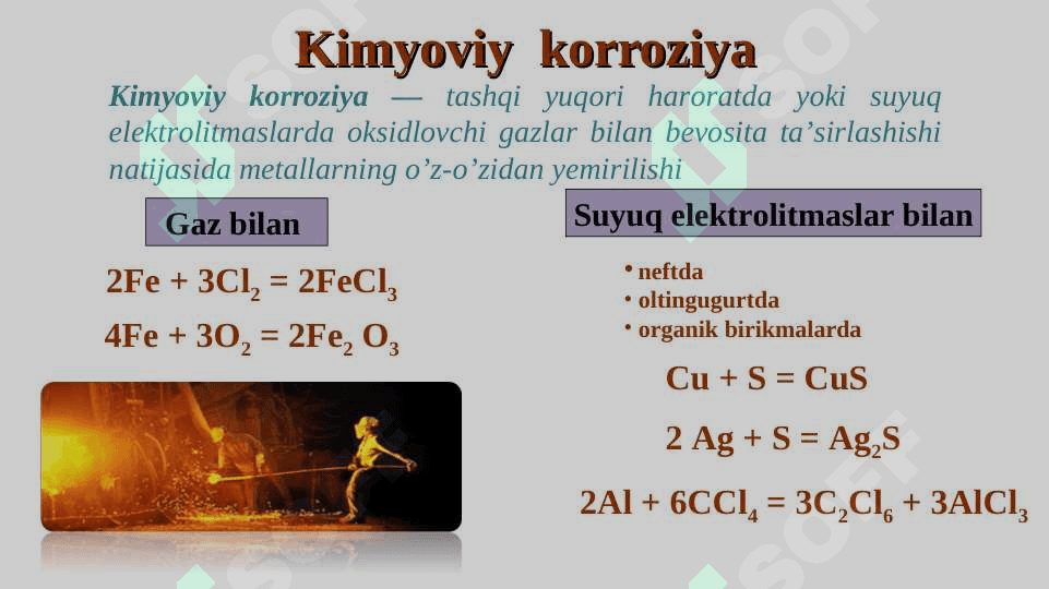 Metallar korroziyasi 4