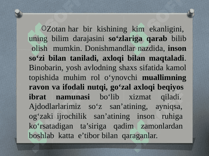 BADIIY O’QISH ASOSLARI FANINING MAQSAD VA VAZIFALARI 8