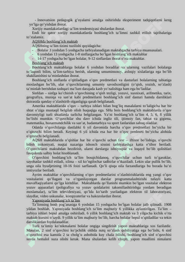 TARBIYAVIY ISHLAR METODIKASI FANINING ILMIY ASOSLARI 6