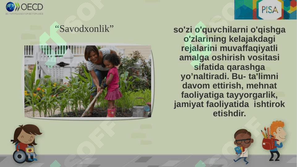 PISA matn tushunilishining rivojlanishi, o’qish strategiyalarining belgilanishi 2