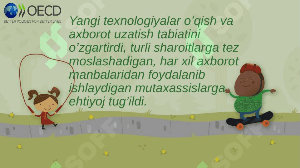 PISA matn tushunilishining rivojlanishi, o’qish strategiyalarining belgilanishi 5