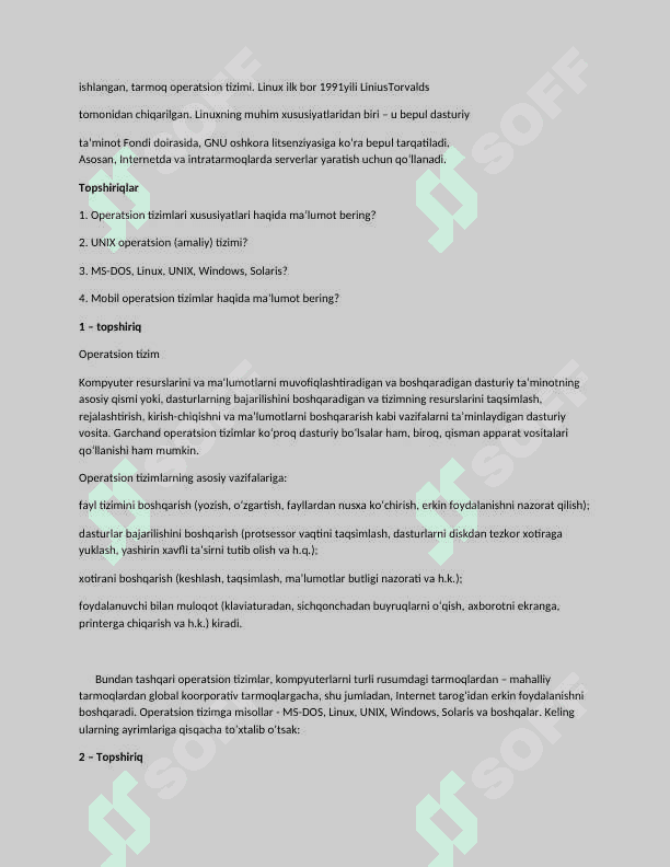 2 – Laboratoriya ishi 2
