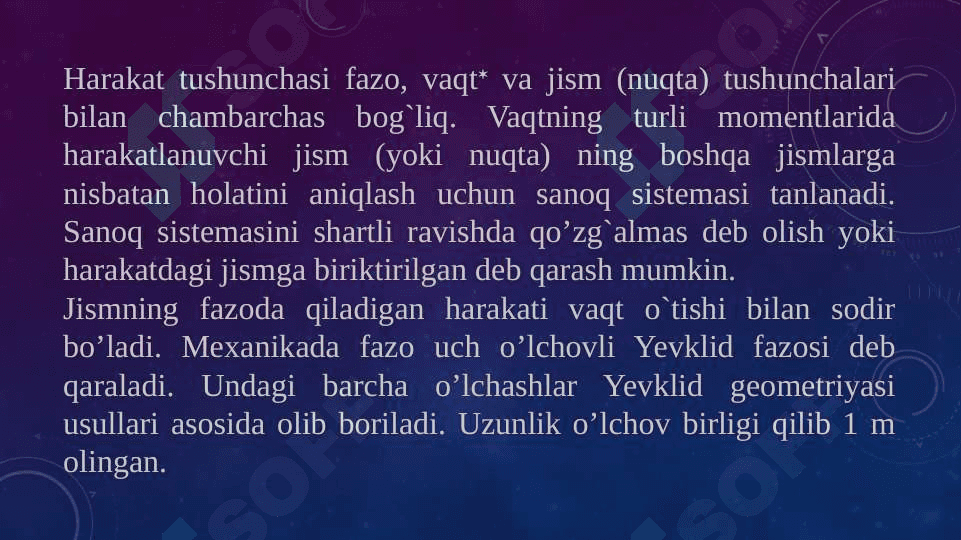 Tekis shakl ixtiyoriy nuqtasining treaktoriyasi 4