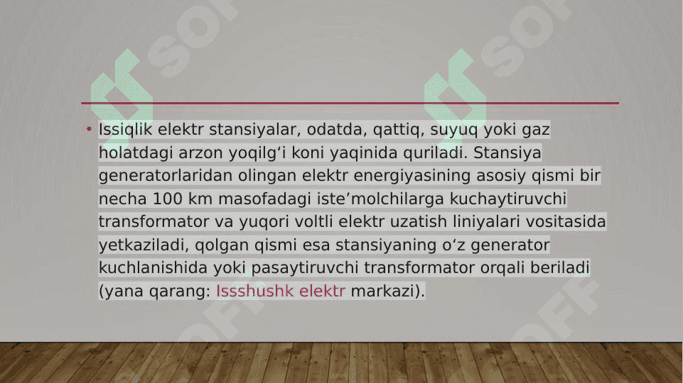 Issiqlik elektr stansiyalari haqda umumiy malumot 4
