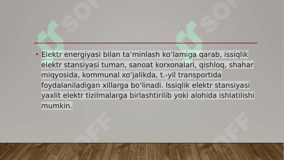 Issiqlik elektr stansiyalari haqda umumiy malumot 5