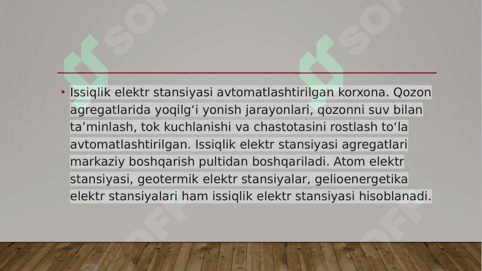 Issiqlik elektr stansiyalari haqda umumiy malumot 7