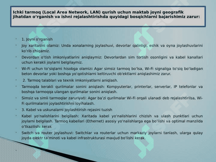 INDIVIDUAL LOYIHA PPT KOMPYUTER TARMOQLARI 3