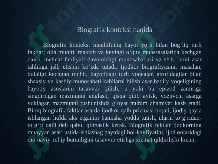 Immanent va kontekstual tahlil 7