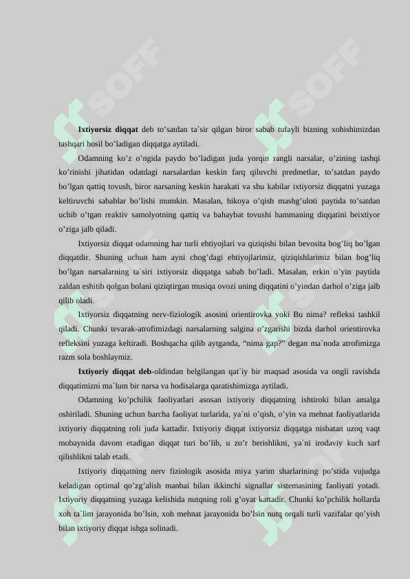 Diqqat. Sezgi. Idrok 5