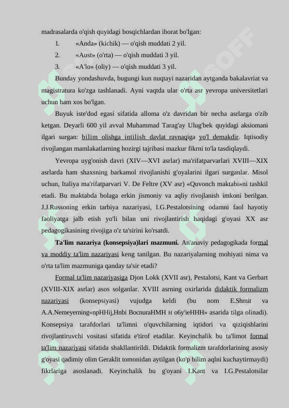 Oliy taʼlim tizimida taʼlim-tarbiya jarayonini tashkil etishning konseptual asoslari 6