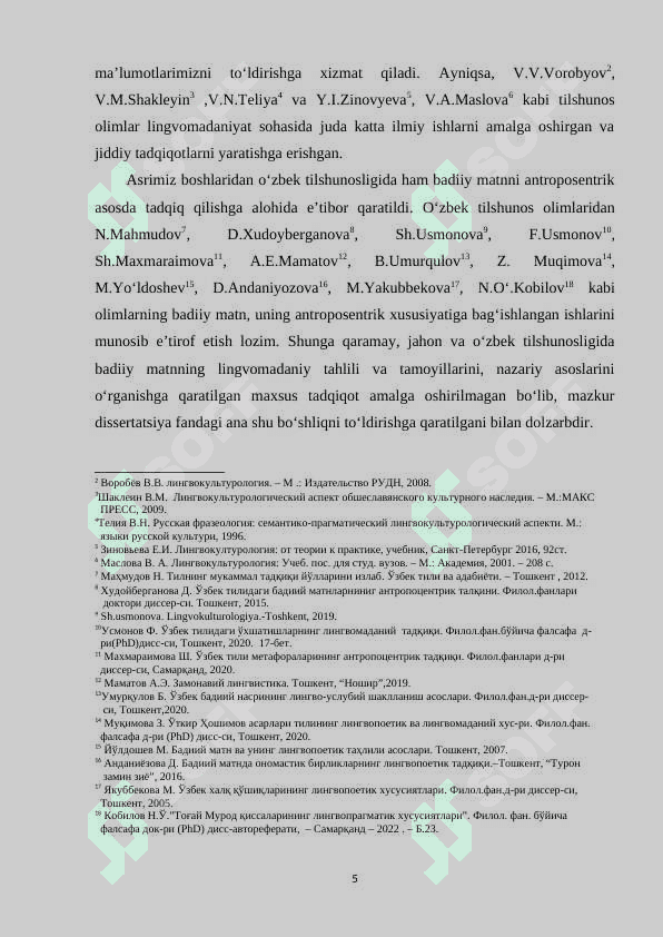 BАDIIY MАTNLАRNI LINGVОMАDАNIY TАHLIL QILISHNING NАZАRIY АSОSLАRI 5