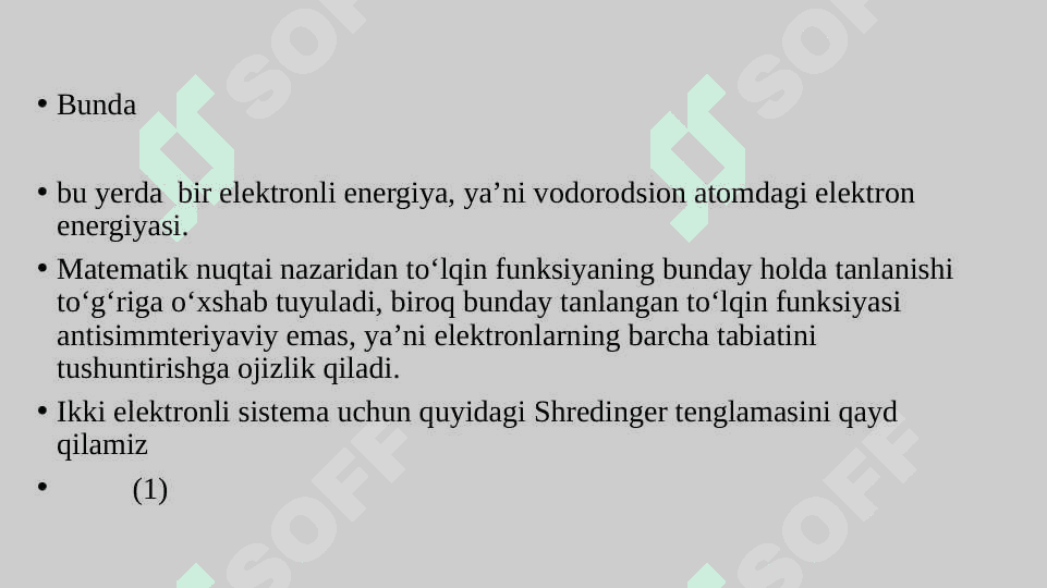 Geliy atomi. Geliy atominnng miqdoriy nazariyasi. Ortogeliy va parageliy. 4