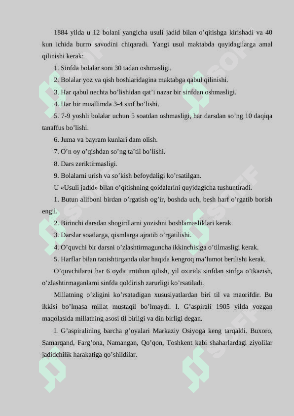 Jadid- ma’rifatparvarlаrining o’lka ijtimoiy man’aviy  hayotida tutgan o’rni 4