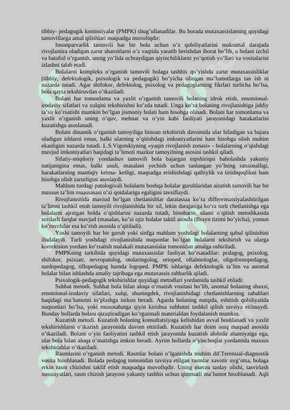 KORRЕKSION PЕDAGOGIKANING PRЕDMЕT, MAQSAD VA VAZIFALARI.ANOMAL BOLALAR BILAN OLIB BORILADIGAN KORRЕKSION- PЕDAGOGIK ISHLAR 7