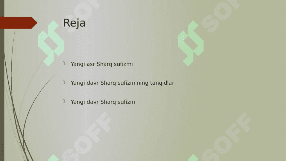 Yangi davr Sharq tasavvufi 2