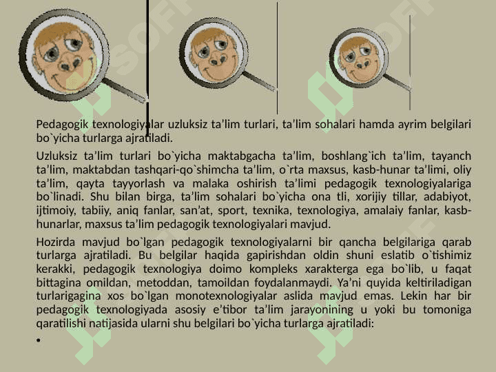Pedagogik texnologiya turlari va innovatsion texnologiya 2