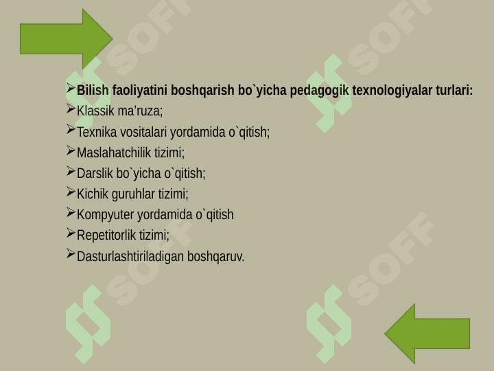 Pedagogik texnologiya turlari va innovatsion texnologiya 3