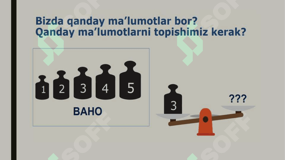 Yangi baholash tizimi-sifatli ta`lim omili 5
