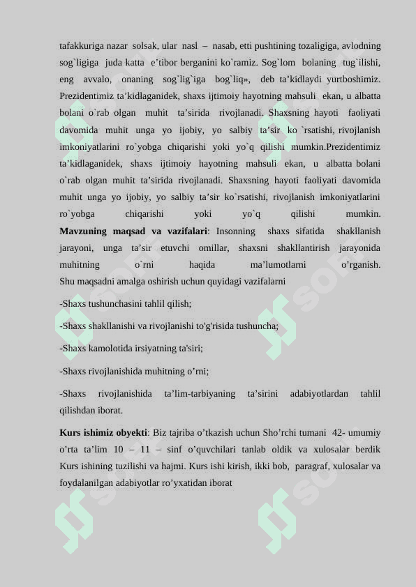 SHAXS SHAKLLANISHIGA TA’SIR ETUVCHI  ASOSIY OMILLAR 4