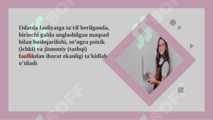 FAOLIYAT VA MOTIVATSIYA 6