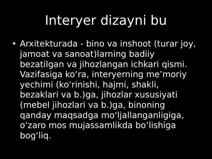 Interyer dizayn