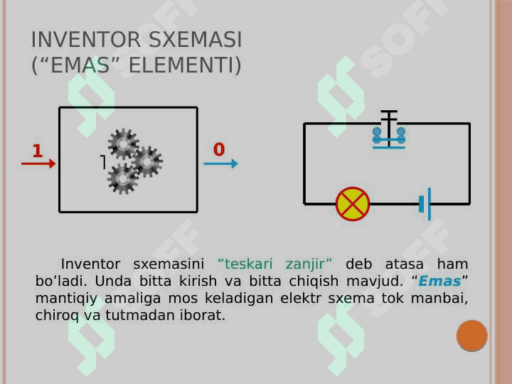 Mantiqiy amallar va mantiqiy elementlar 8