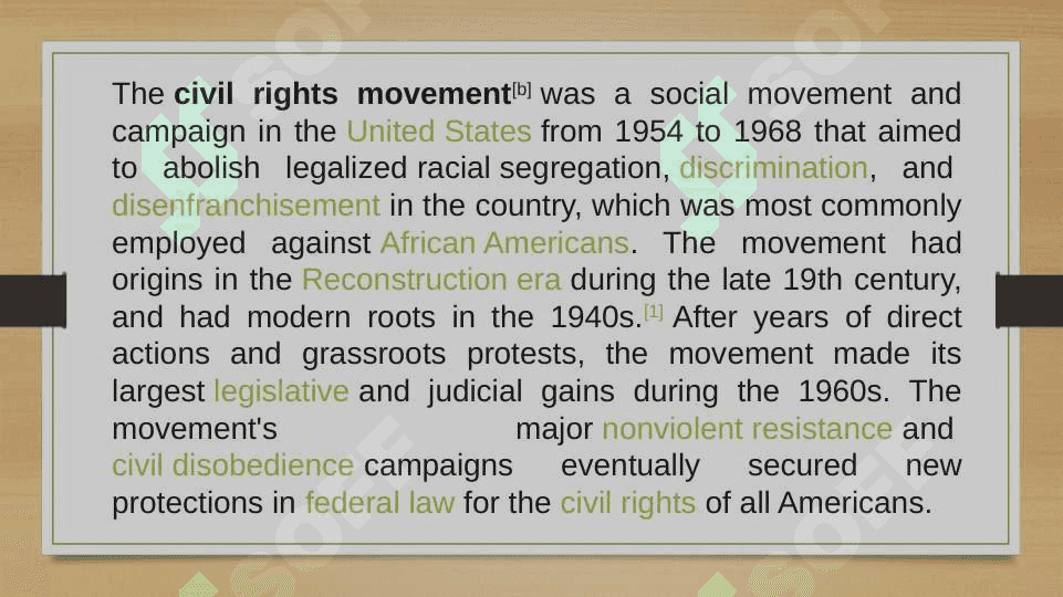 M.7 The Civil Rights Movement in the USA 2