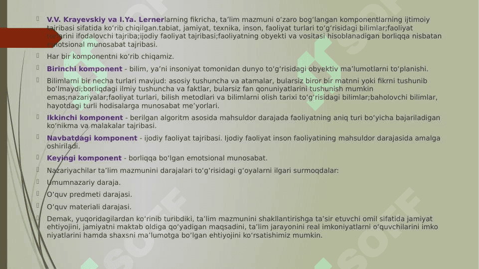 TA’LIM MAZMUNI (taqdimot) 4