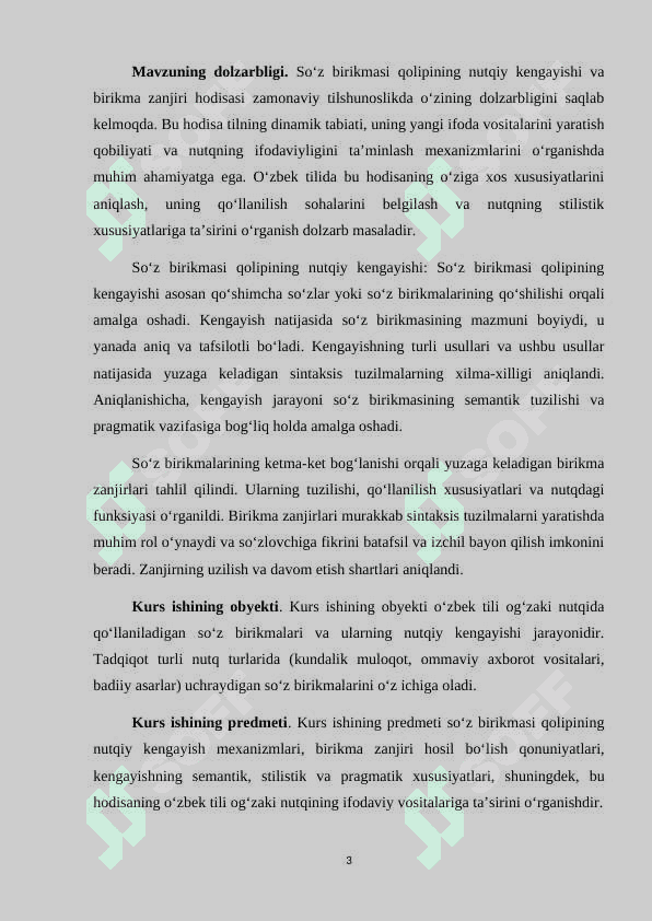 So‘z birikmasi qolipining nutqiy kengayishi va birikma zanjiri. KURS ISHI.docx 3
