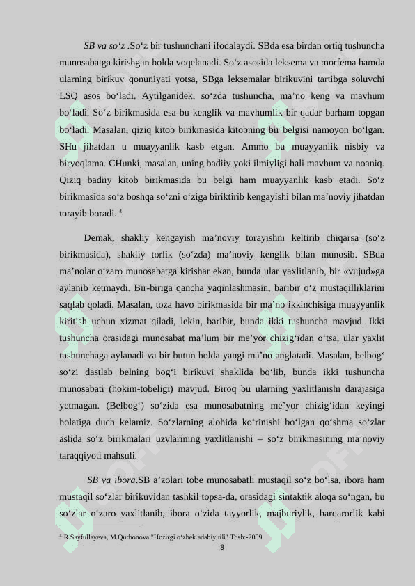 So‘z birikmasi qolipining nutqiy kengayishi va birikma zanjiri. KURS ISHI.docx 8