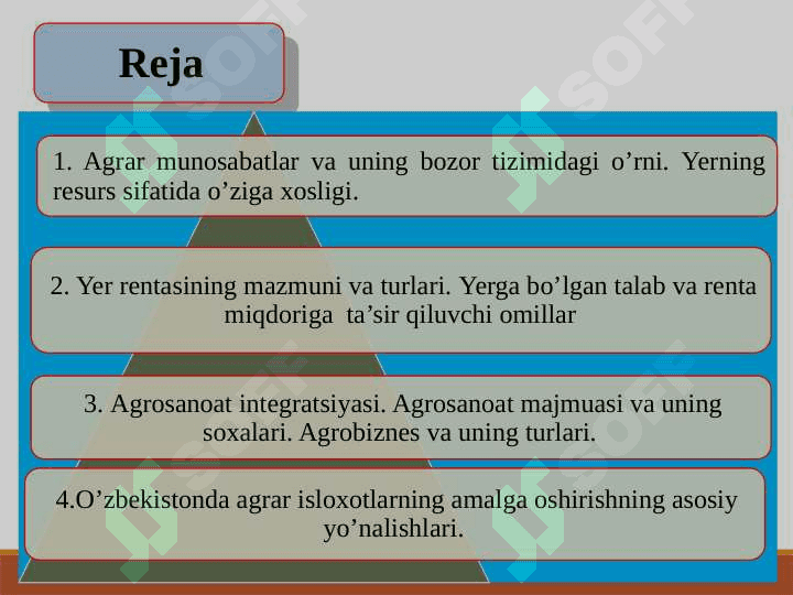 Agrar munosabatlar,  ijara haqi va renta 2