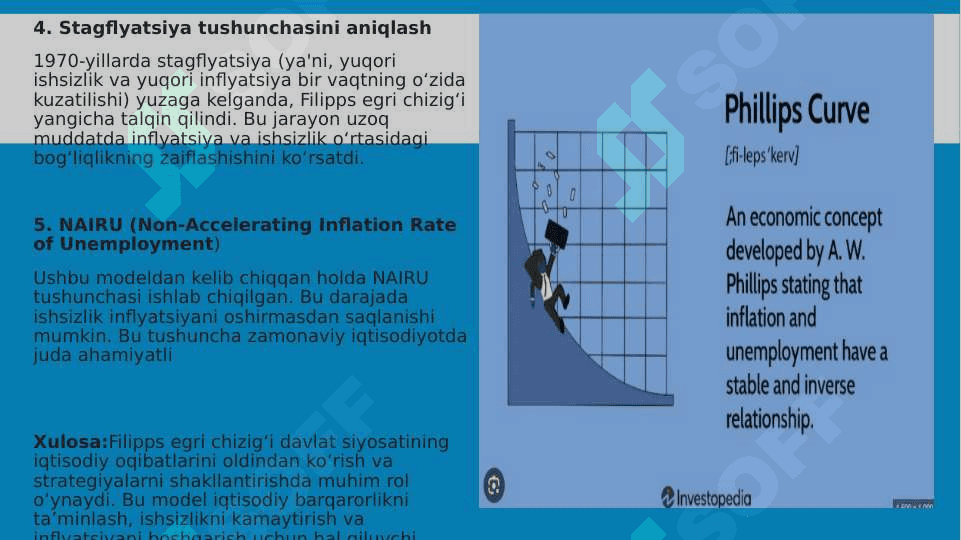 Fillips egri chizig‘i va amaliy tahlil: Inflyatsiya va ishsizlik o‘rtasidagi bog‘liqlik 4