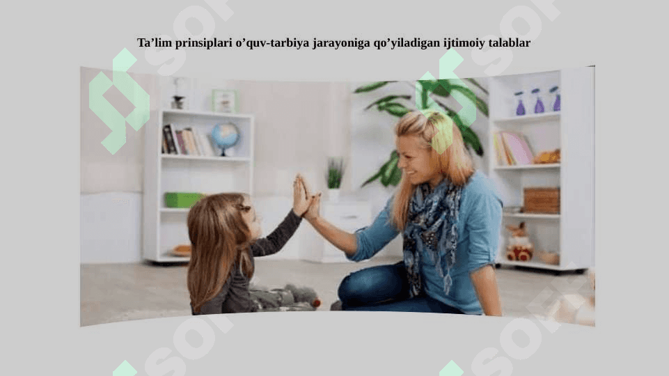 ta’lim tamoyillari va qoidalari. Dars-ta’limining asosiy shakli sifatida. 4