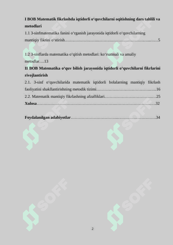 matematika darslarida iqtidorli o'quvchilar bilan ishlash 2