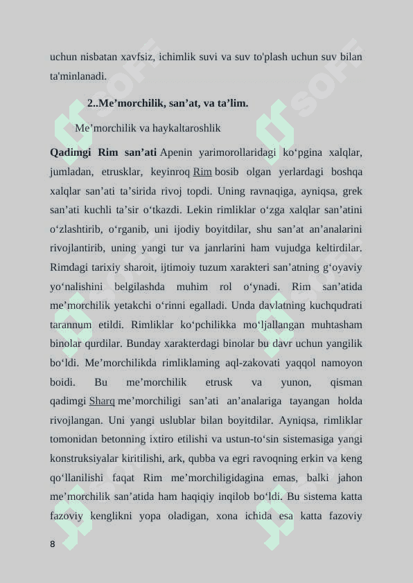 Qadimgi Rimda madaniyat 8