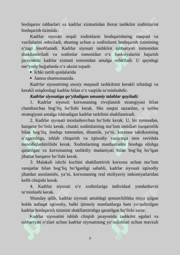 Kadrlar siyosatining mohiyati 3