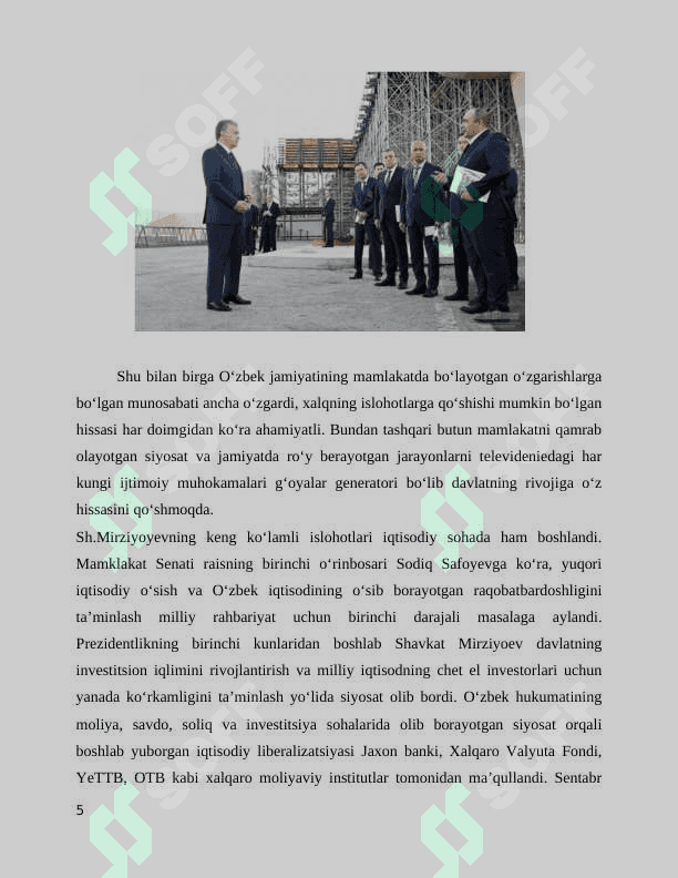 O‘zbekiston Respublikasini yanada rivojlantirish bo‘yicha 2017-2021 yillarga mo‘ljallangan  harakatlar strategiyasi 5