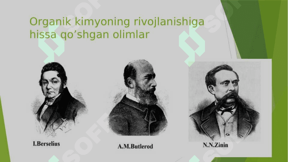 Organik kimyoning rivojlanishi  pptx 2
