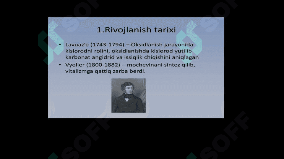 Organik kimyoning rivojlanishi.Organik moddalarning dastlabki tuzilish nazariyalari pptx 5