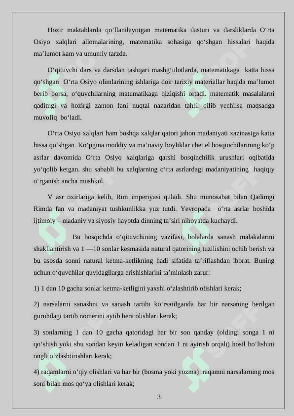 O'NLI KASRNI TO'G'RI KASR KO'RINISHIDA IFODALASH. kurs ishi 3