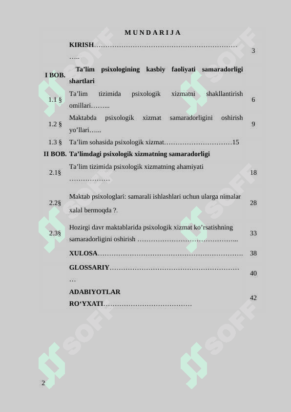 Ta’lim psixologining kasbiy faoliyati samaradorligi shartlari va mezonlari 2